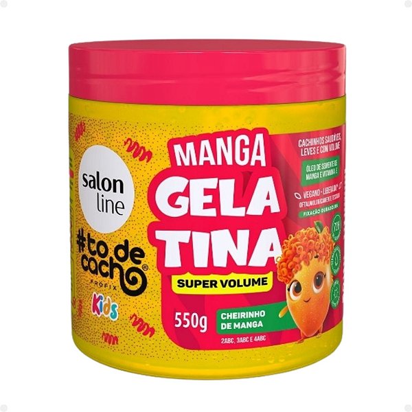 Gelatina Super Volume Salon Line Kids #todecacho Manga 550g
