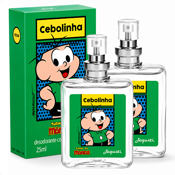 Kit Jequiti Teen Cebolinha: 2 Desodorante Colônia 25ml