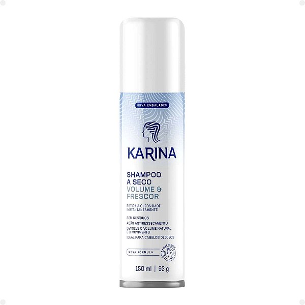 Shampoo A Seco Karina Volume E Frescor 150ml