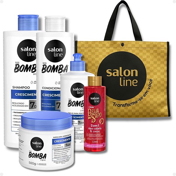 Kit Salon Line SOS Bomba Crescimento + Mimos