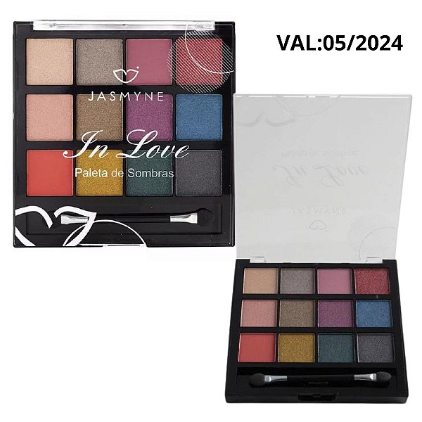 Jasmyne Paleta de Sombras In Love A 23,4g - Js0208 Val:05/2024