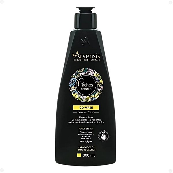 Co-Wash Arvensis Cachos Naturais Todos Os Tipos De Cachos 300ml