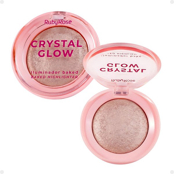Iluminador Baked Ruby Rose Crystal Glow Pink Champagne Hb-m700-6