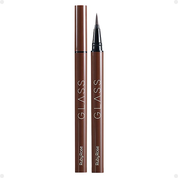 Caneta Delineadora Marrom Ruby Rose Glass Dark Brown Be02 6g Hb-527-2