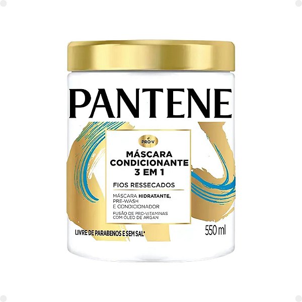 Máscara Condicionante 3 em 1 Pantene Pro-V Fios Ressecados 550ml
