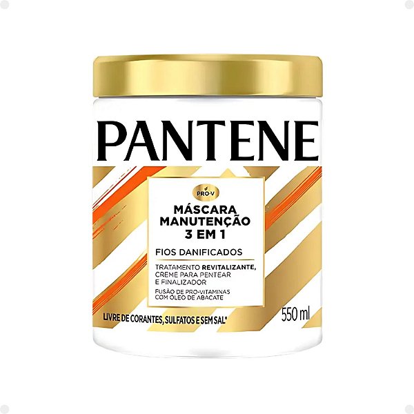 Máscara Manutenção 3 em 1 Pantene Pro-V Fios Danificados 550ml