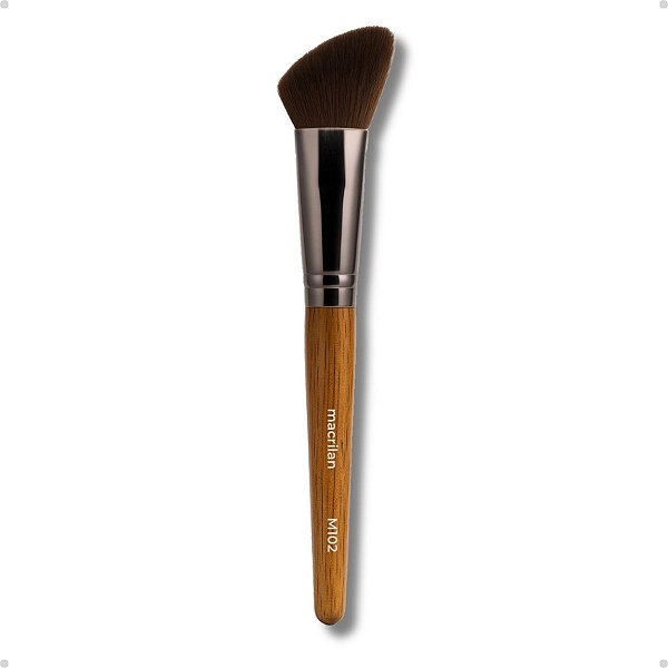 Pincel Blush Macrilan Linha Madeira M-102