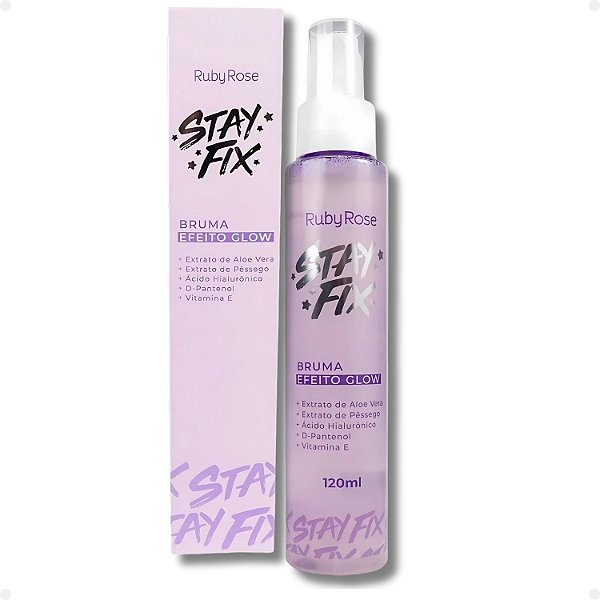 Bruma Efeito Glow Ruby Rose Stay Fix 120ml Hb-341