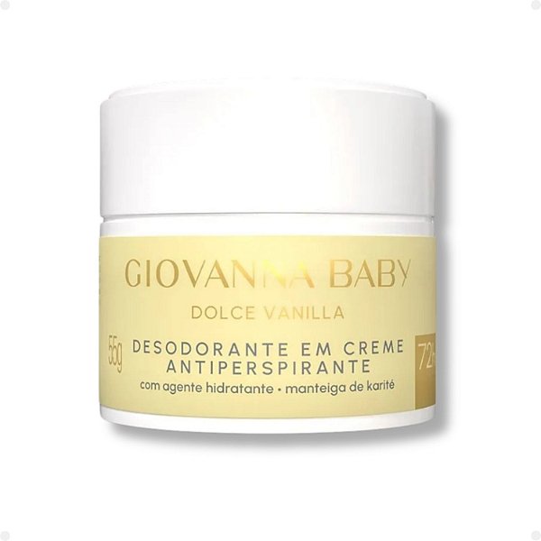 Desodorante Em Creme Antiperspirante Giovanna Baby Dolce Vanilla 72h 55g