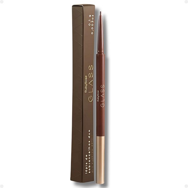 Lápis de Sobrancelhas Duo Ruby Rose Glass Médio Hb-526-2