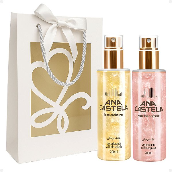 Kit Presente Jequiti Colônia Splash Ana Castela: Boiadeira e Vai Te Viciar 200ml