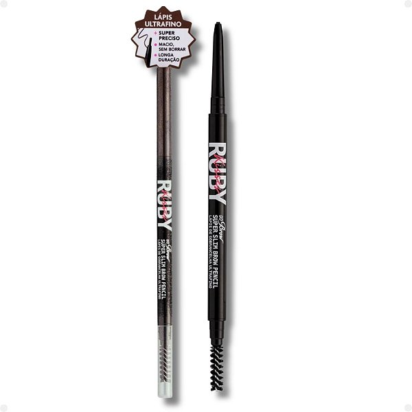 Lápis de Sobrancelha Ultrafino Ruby Kisses GoBrow RP02B