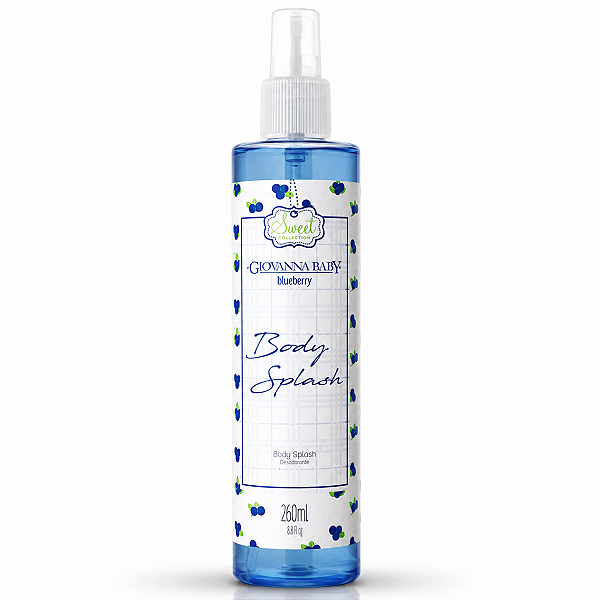Body Splash Desodorante Giovanna Baby Blueberry 260ml