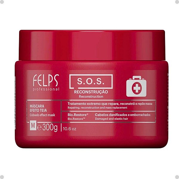 Máscara Efeito Teia Felps Sos Reconstrução 300g
