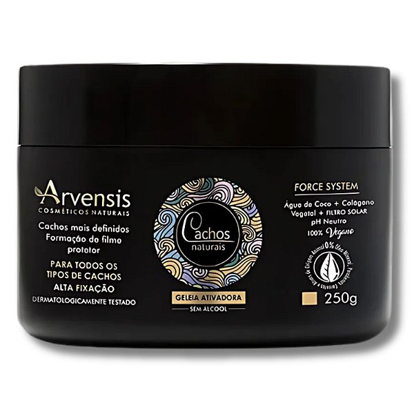 Geleia Ativadora Arvensis Cachos Naturais Alta Fixação 250g