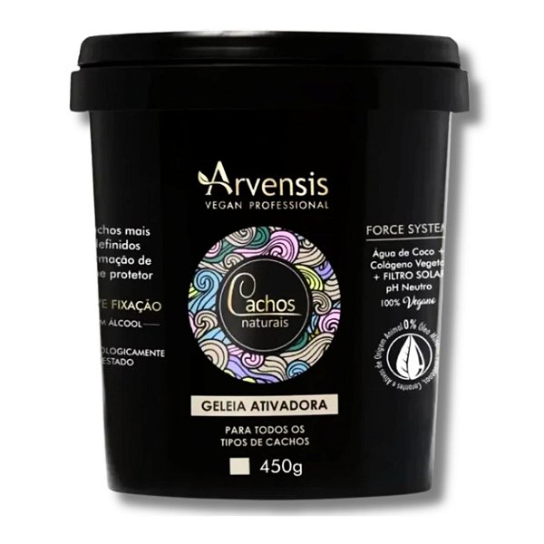 Geleia Ativadora Arvensis Cachos Naturais Suave Fixação 450g