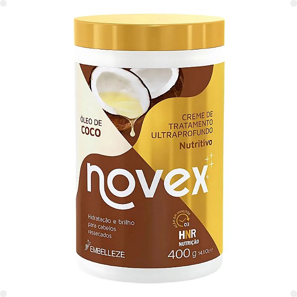 Creme de Tratamento Novex Óleo de Coco Nutritivo 400g