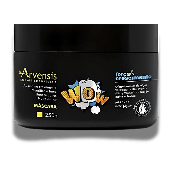 Máscara Arvensis WOW Força & Crescimento 250g