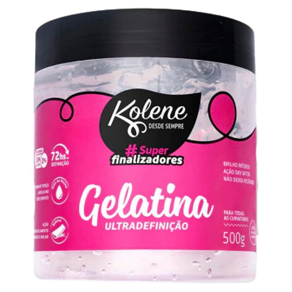 Gelatina Capilar Kolene #Super Finalizadores Ultra Definição 500g