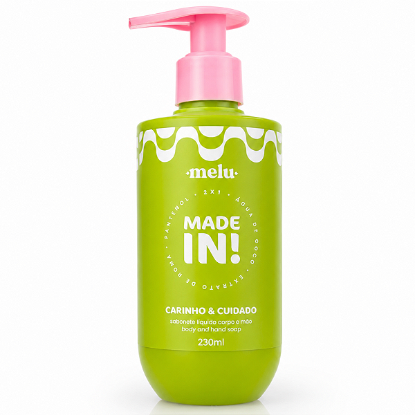 Sabonete Líquido Melu Made In! Corpo e Mão 230ml RR-B5101