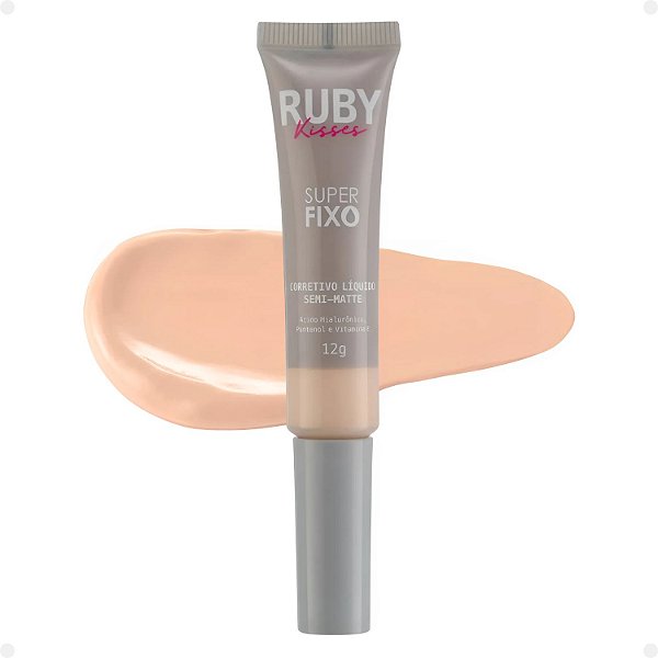 Corretivo Líquido Semi-Matte Ruby Kisses Super Fixo cor 10 12g