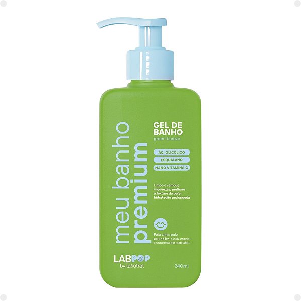 Gel de Banho LabPop by Labotrat Meu Banho Premium Green Breeze 240ml