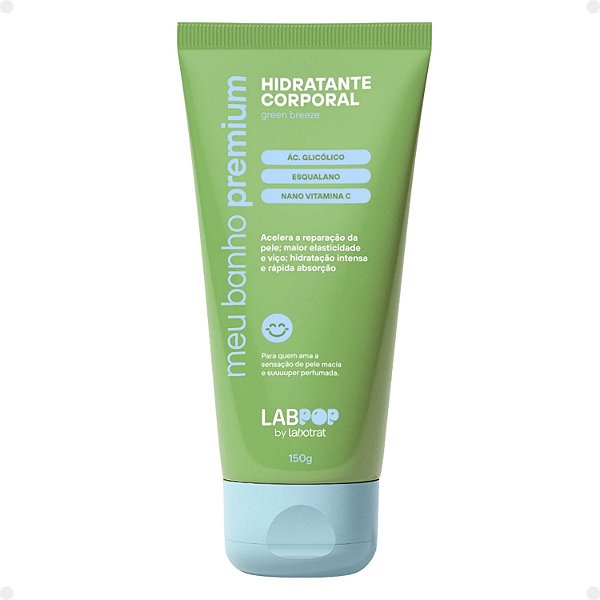Hidratante Corporal LabPop by Labotrat Meu Banho Premium Green Breeze 150g