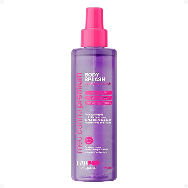Body Splash LabPop by Labotrat Meu Banho Premium Bubblegum Witch 190ml