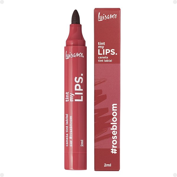 Caneta Tint Labial Luisance My Lips: Rosebloom L17011