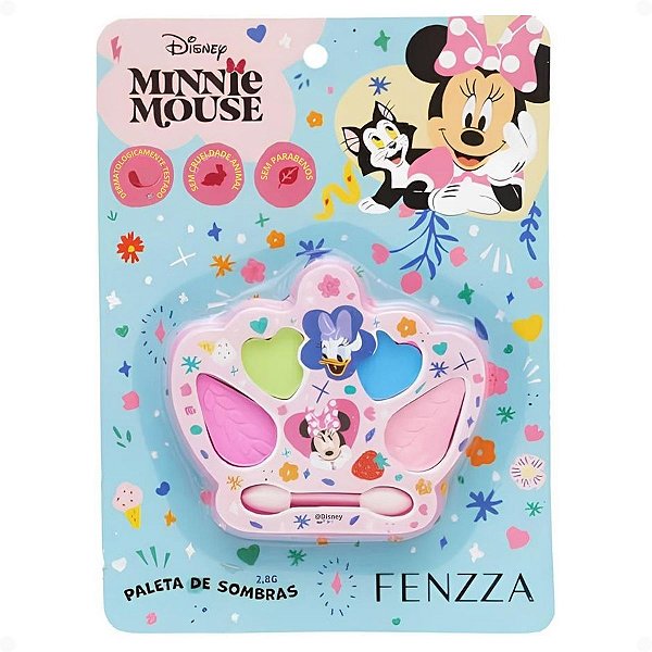 Paleta De Sombras Infantil Fenzza Disney Minnie Mouse DIS010
