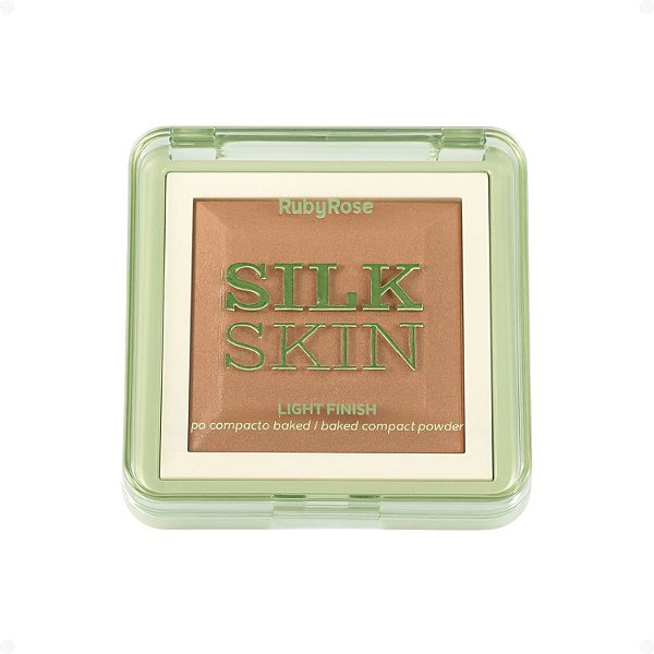 Pó Compacto Ruby Rose Silk Skin Light Finish PC40 HB-M403-4