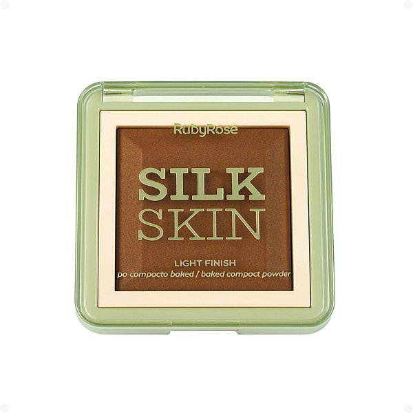 Pó Compacto Ruby Rose Silk Skin Light Finish PC80 HB-M403-8