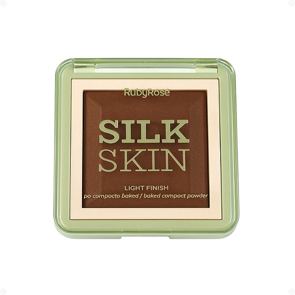 Pó Compacto Ruby Rose Silk Skin Light Finish PC100 HB-M403-10