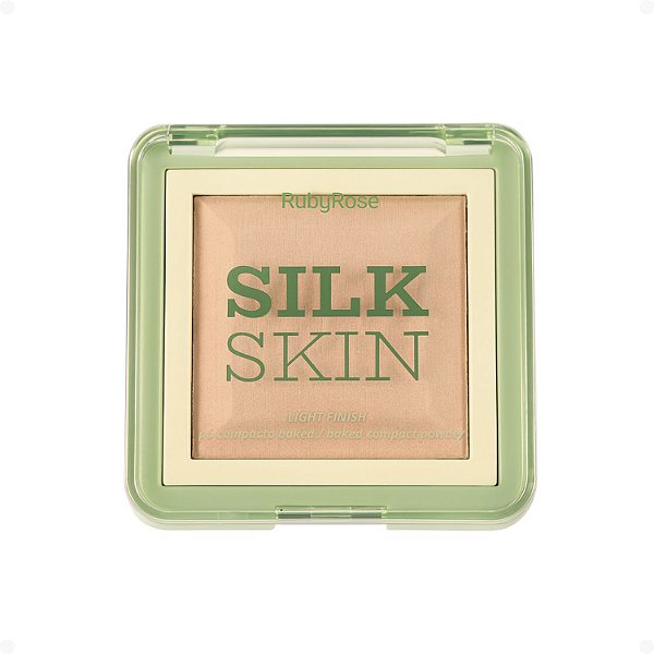 Pó Compacto Ruby Rose Silk Skin Light Finish PC20 HB-M403-2