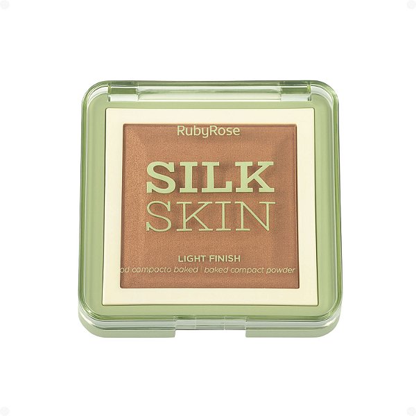 Pó Compacto Ruby Rose Silk Skin Light Finish PC50 HB-M403-5