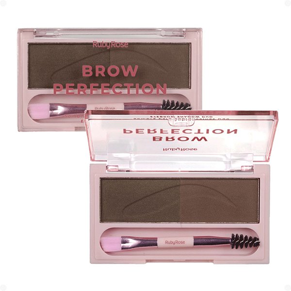 Sombra para Sobrancelhas Duo Ruby Rose Brow Perfection Duo 05 HB-E2501-5