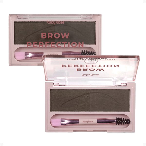 Sombra para Sobrancelhas Duo Ruby Rose Brow Perfection Duo 06 HB-E2501-6