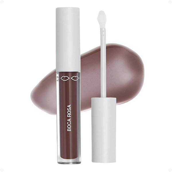 Gloss Labial Boca Rosa Hidra Lábios Marrom Translúcido