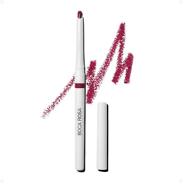 Lápis Contorno Labial Boca Rosa Púrpura Intenso