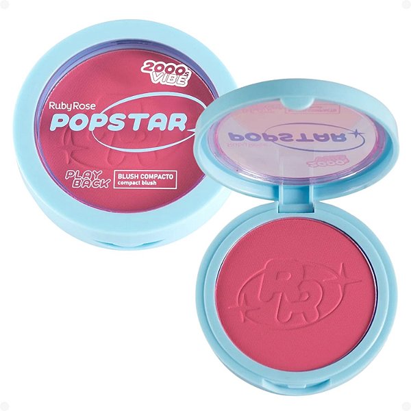 Blush Compacto Ruby Rose Popstar Play Back Girlfriend HB-M08-4