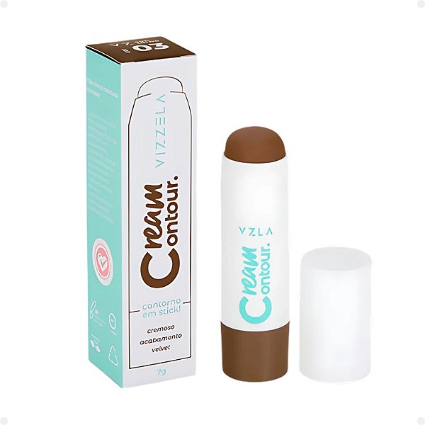Contorno Em Stick Vizzela Cream Contour Cor 03