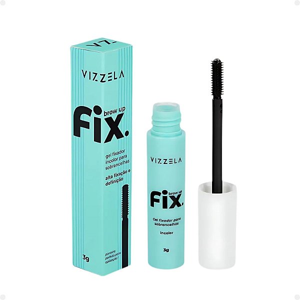 Gel Fixador Para Sobrancelhas Vizzela Brow Up Fix Incolor