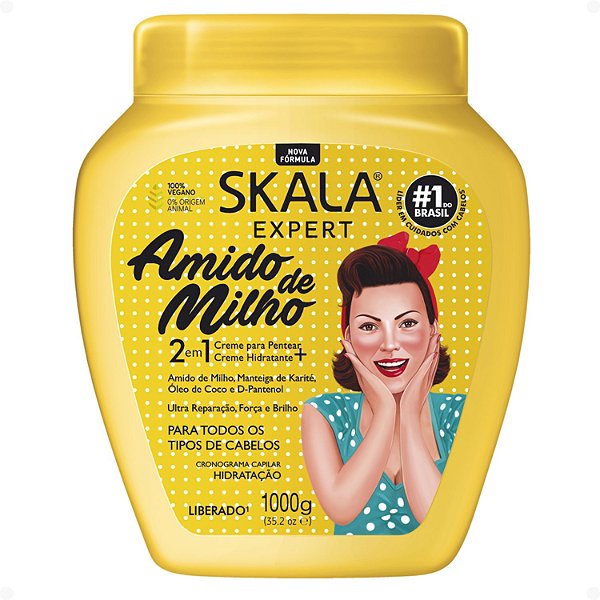 Creme de Tratamento Skala Expert Amido de Milho 1000g