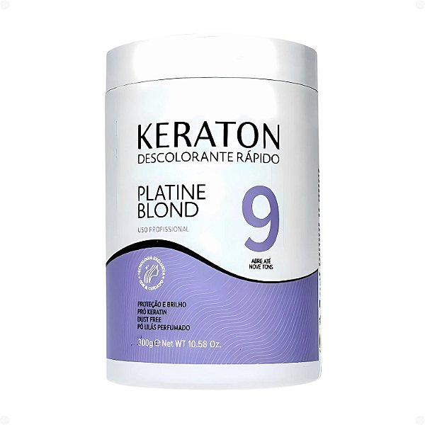 Pó Descolorante Keraton Kert Platine Blond Abre Até 9 Tons 300g
