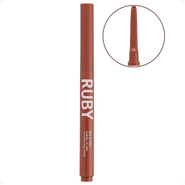 Lapiseira Labial Volume Ruby Kisses Kiss New York Big e Full Nude Pink