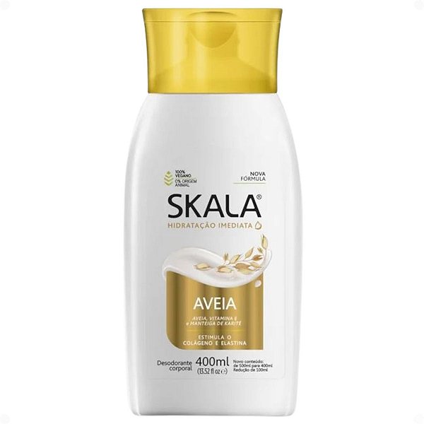Hidratante Corporal Skala Hidratação Imediata Aveia 400ml