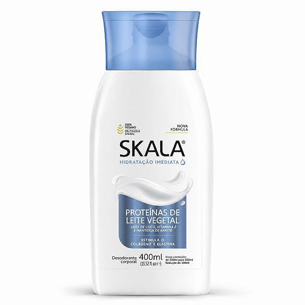 Hidratante Corporal Skala Hidratação Imediata Proteínas De Leite Vegetal 400ml