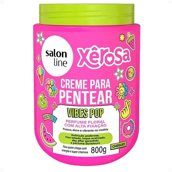 Creme Para Pentear Salon Line Xêrosa Vibes Pop 800g