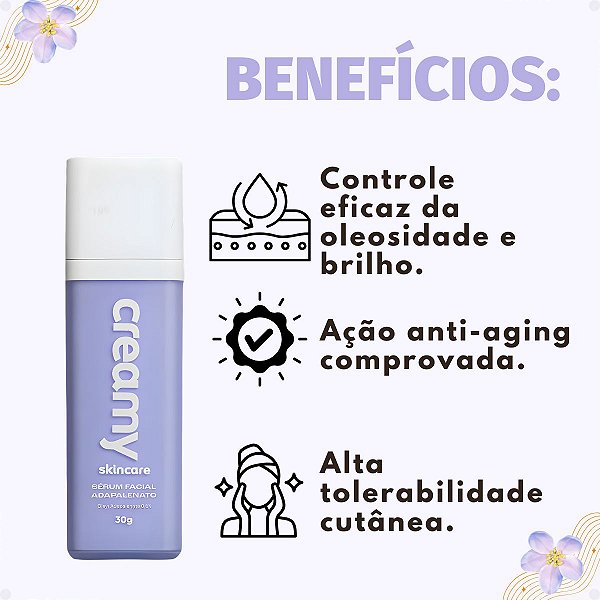Sérum Facial Adapalenato Creamy Skincare 30g