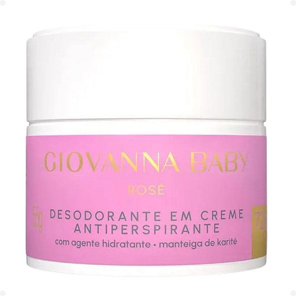 Desodorante Creme Antiperspirante Giovanna Baby Rosé 55g